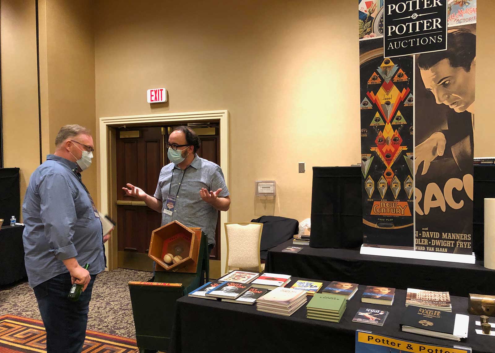 Potter and Potter Auctions Booth at the Magic Collectors Expo 2021