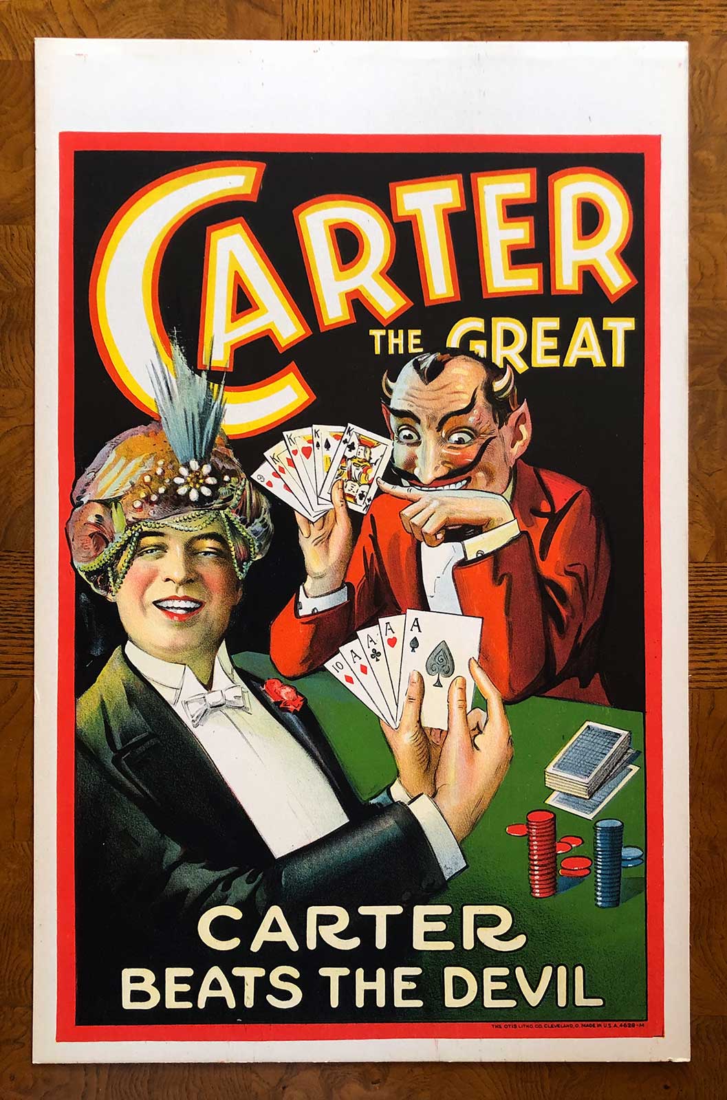 Carter "Beats the Devil" Window Card