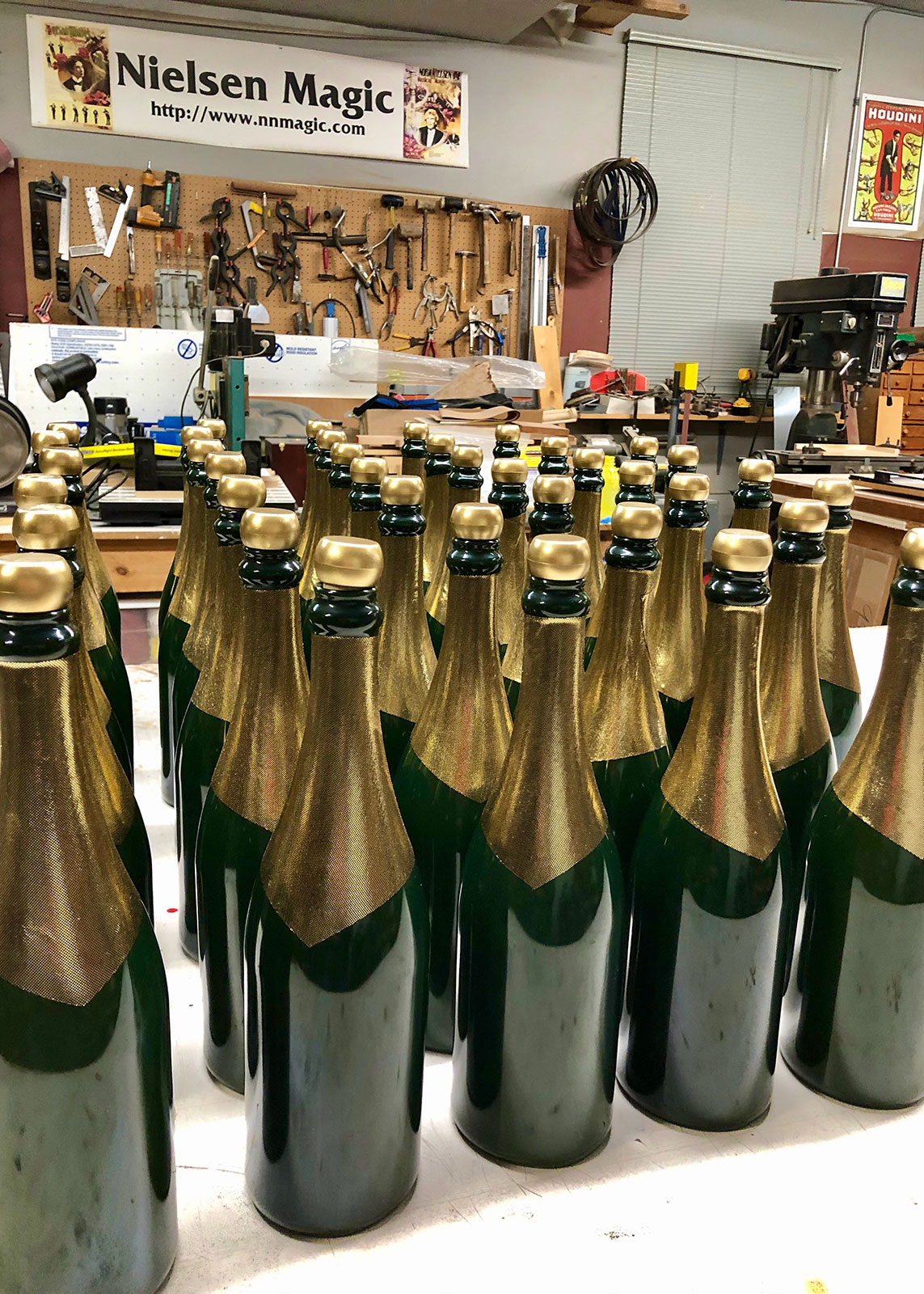 Nielsen Vanishing Champagne Bottles
