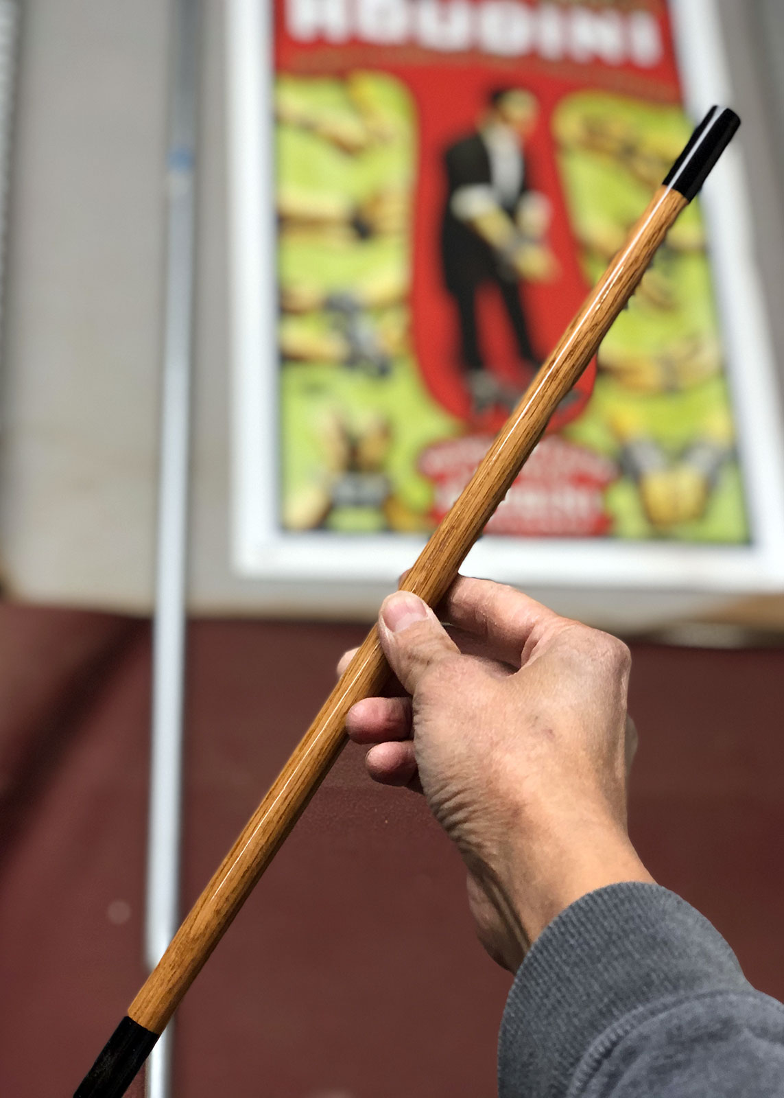 Houdini wand - handmade magic wand by Nielsen Magic