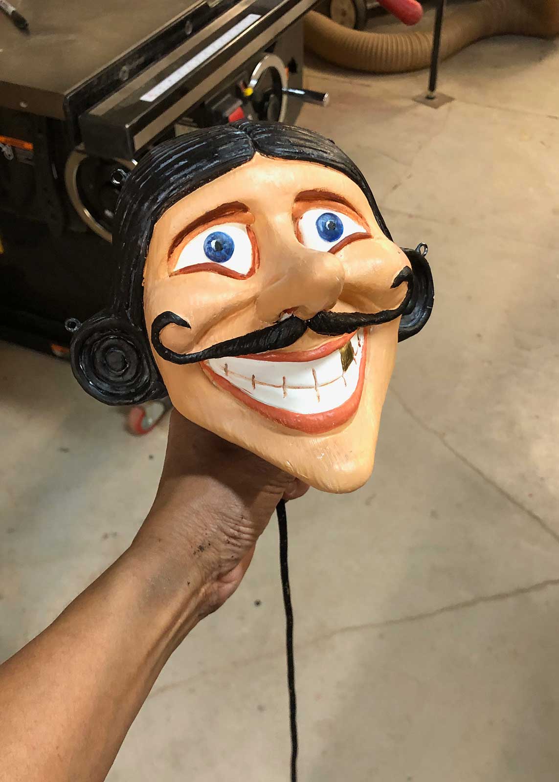 Our Magician Marionette's finished head