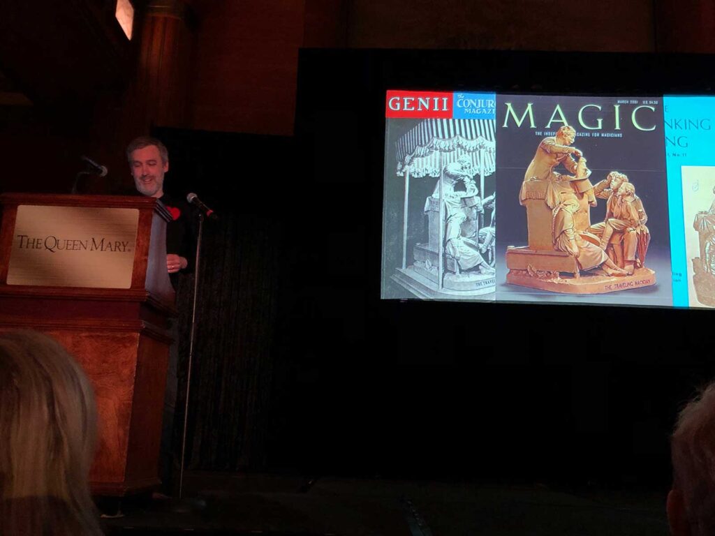 Chris Martin magician lecture at the Magic Collectors Expo 2024